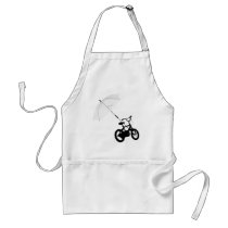 bicycle + umbrella aprons