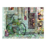 Bicycle - Welcome Home Art Postcard postcards