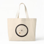 Bicycle wheel tote bags