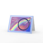 Bicycle Wheel Birthday Card