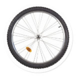 Bicycle wheel stickers