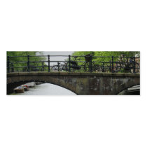 Bicycles and Bridge Holland Photo Bookmark business cards