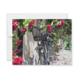 Bicycles and roses in Sweden Invite