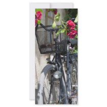Bicycles and roses in Sweden Full Color Rack Card