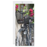 Bicycles and roses in Sweden rack cards