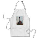Bicycles in Yard aprons