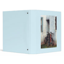 Bicycles in Yard Vinyl Binder