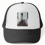 Bicycles in Yard hats