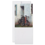 Bicycles in Yard rack cards