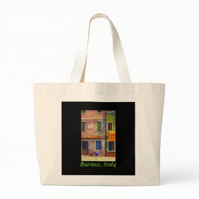 Bicycles of Burano Italy Venice Tote Bag Purse by BellaRossini