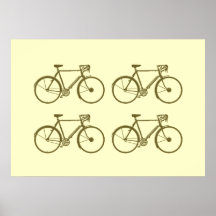 bicycles. print for walls