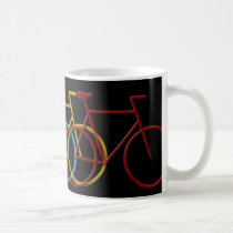 Bicyclesin3ColorsBig mugs by lharlow Bicyclesin3ColorsBig mugs