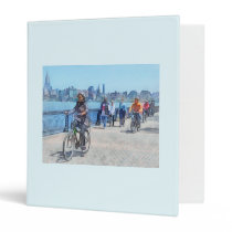 Bicycling Along Pier A Hoboken NJ binders