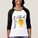 Bicycling Chick Tee Shirt