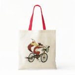Bicycling Fox Tote by Sarah Watts bags