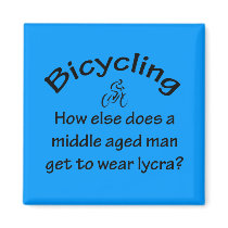 Bicycling Fridge Magnets