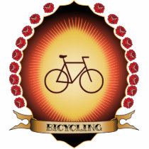 Bicycling Mandorla photo sculptures