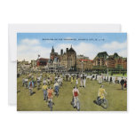 Bicycling on the Boardwalk, Atlantic City Vintage Personalized Invite