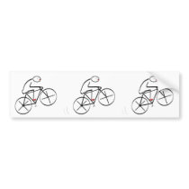 Bicyclist - Bumper Sticker