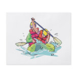 bidarka rapid rafting graphic flyer