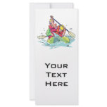 bidarka rapid rafting graphic rack card template