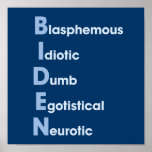 Biden Acronym Print