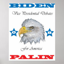 Biden Palin VP Debates Poster