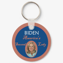 Biden Second Lady Keychain