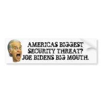 Biden SECURITY THREAT / obama socialist joker bumper stickers by soelkers Biden SECURITY THREAT / obama socialist joker bumper stickers