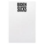 Biden Sucks Customized Stationery
