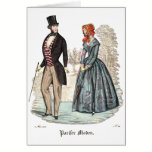 Biedermeier Fashion Illustration cards