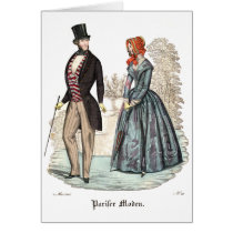 Biedermeier Fashion Illustration cards