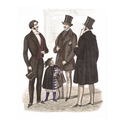 Men in Tuxes Poster: Biedermeier Fashions, the Ultimate in Male Elegance Men in Tuxes Poster: Biedermeier Fashions, the Ultimate in Male Elegance