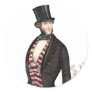 Biedermeier Gentleman Stickers