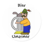 Bier Umarmer Stickers   (Beer Hugger) stickers