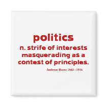Bierce on Politics magnets