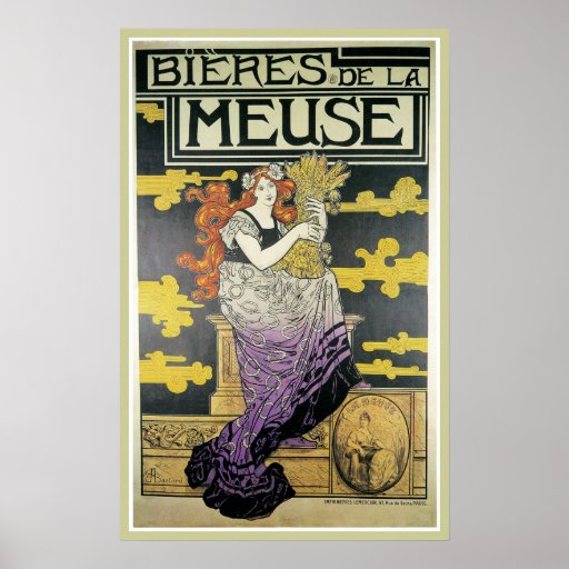 Bieres De La Meuse, Marc Auguste Bastard Print