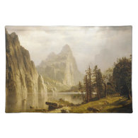 Bierstadt Albert Merced River Yosemite Valley Place Mat