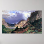 Bierstadt-Storm in the Rockies, Mt. Rosalie posters