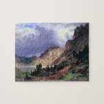 Bierstadt - Storm in the Rockies Mt Rosalie Jigsaw Puzzles