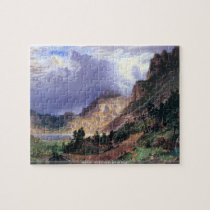 Bierstadt - Storm in the Rockies Mt Rosalie Jigsaw Puzzles