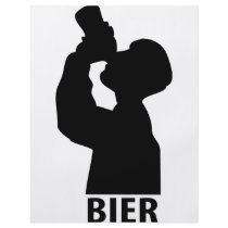 Biertrinker icon flyers