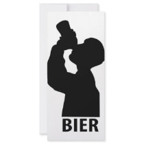 Biertrinker icon rack cards