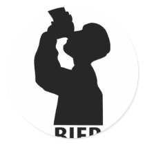Biertrinker icon stickers