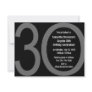 Big 3-0 Birthday Party Invitations