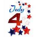 Big 4th of July T-Shirt by Lotacats Big 4th of July T-Shirt