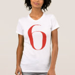 Big 6: Jeanne Moderno Lettres t-shirts