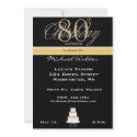Big 80th Birthday Party Invitation invitation