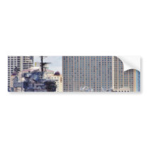 Big Aircraft Carrier Ship Bumper Stickers