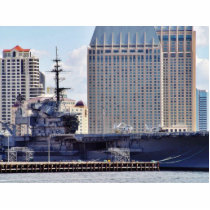 Big Aircraft Carrier Ship photo sculptures